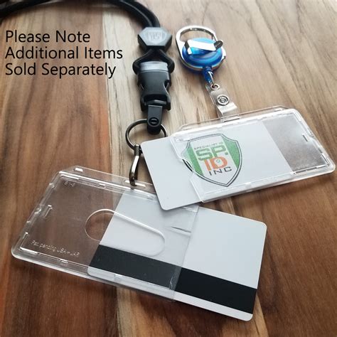 clear rigid plastic rfid badge holder|best id holder and lanyard.